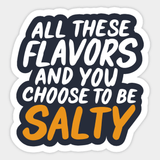 All these Flavors Sticker